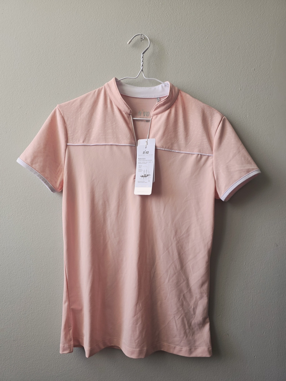 3 For $15 WoMen's Pink Short-Sleeve Polo Shirt - Modern Stand Collar